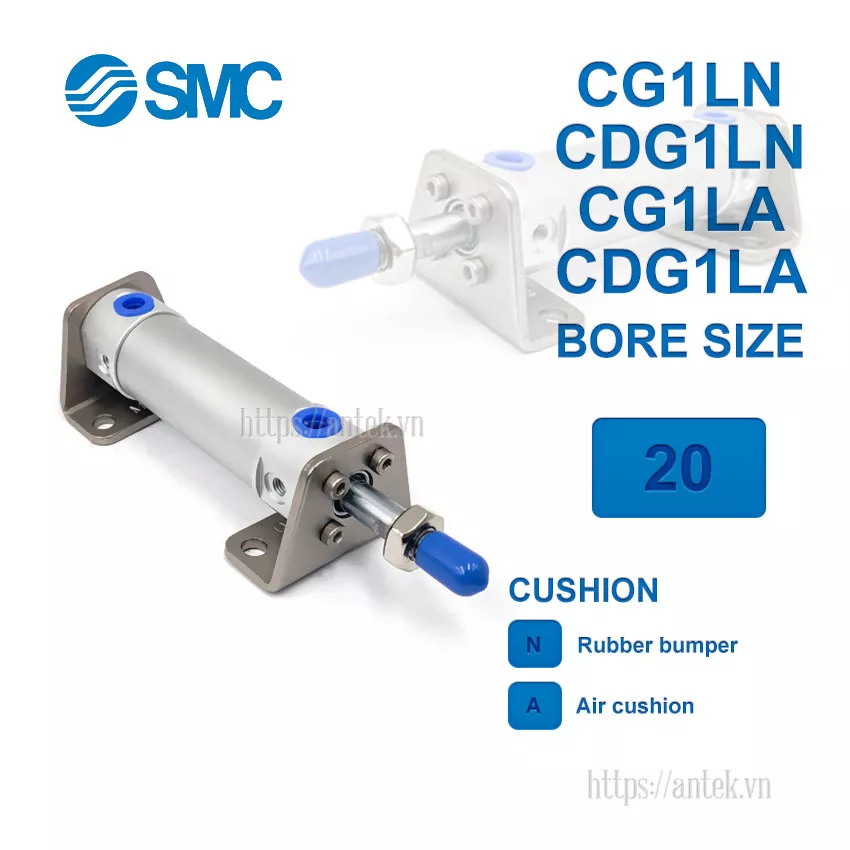 CG1LN20-300Z Xi lanh SMC