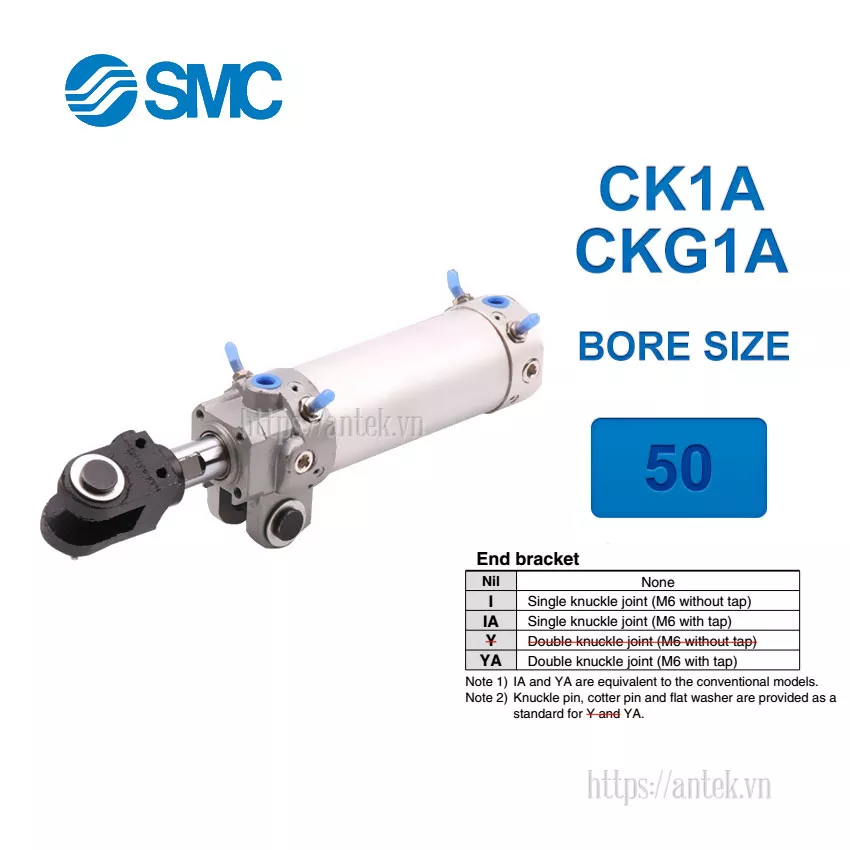 CK1A50-75Y Xi lanh SMC
