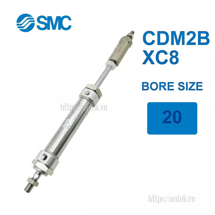 CM2B20-75B-XC8 Xi lanh SMC