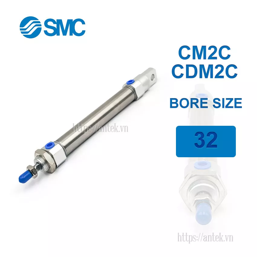 CM2C32-25Z Xi lanh SMC