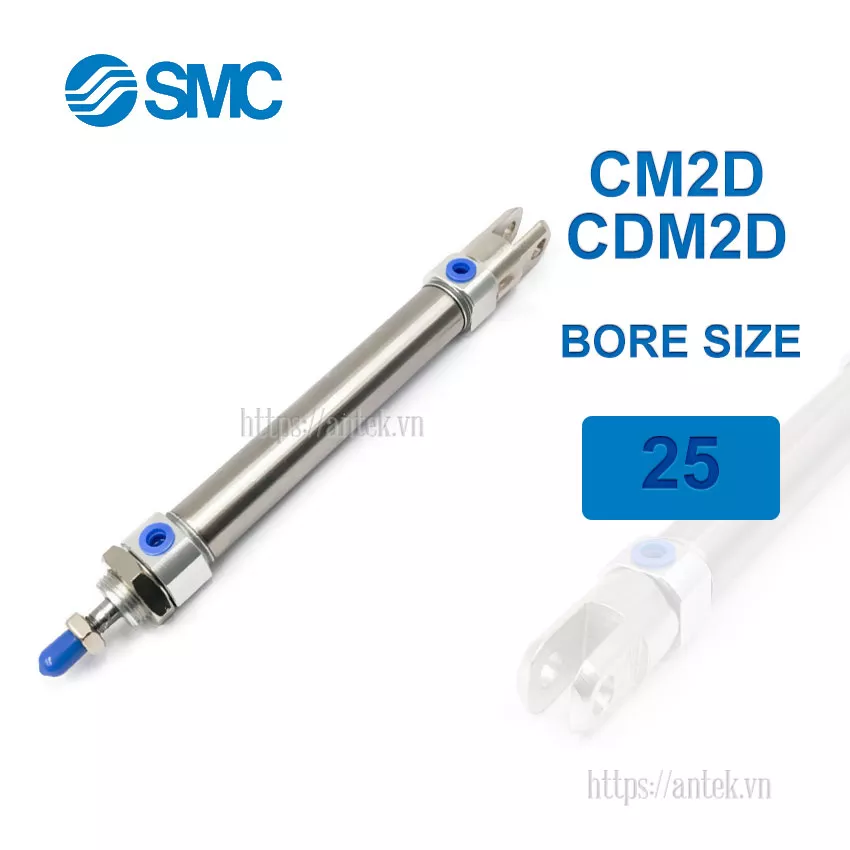 CM2D25-75Z Xi lanh SMC