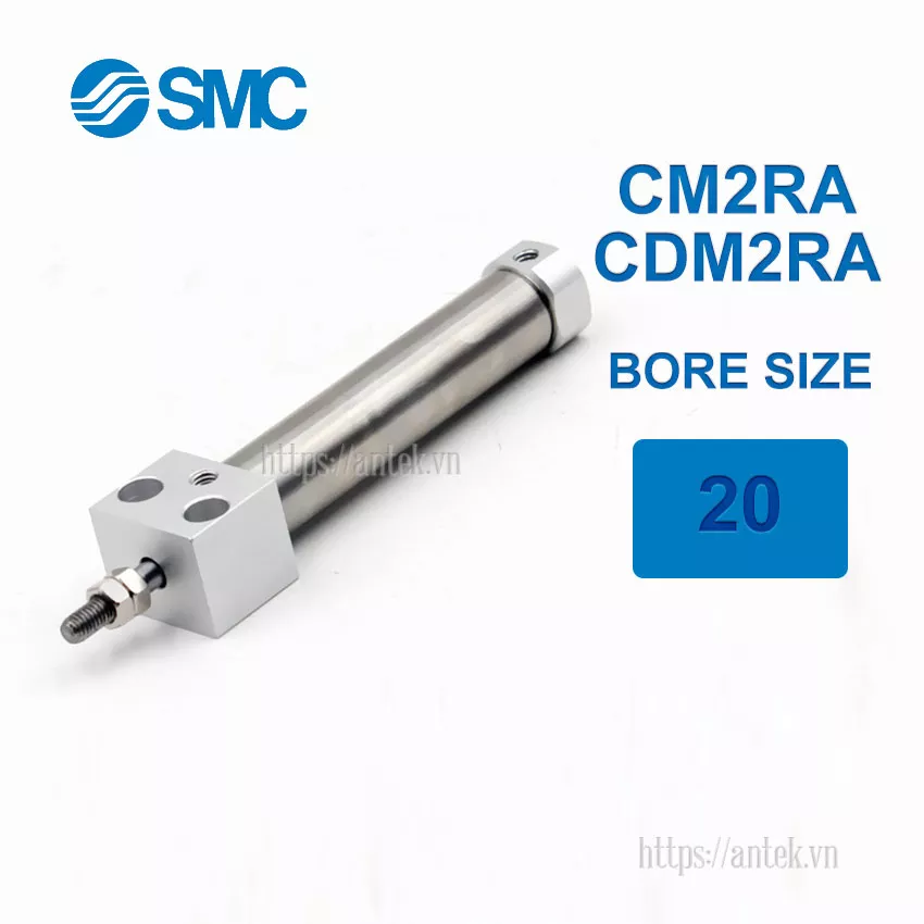 CM2RA20-25Z Xi lanh SMC