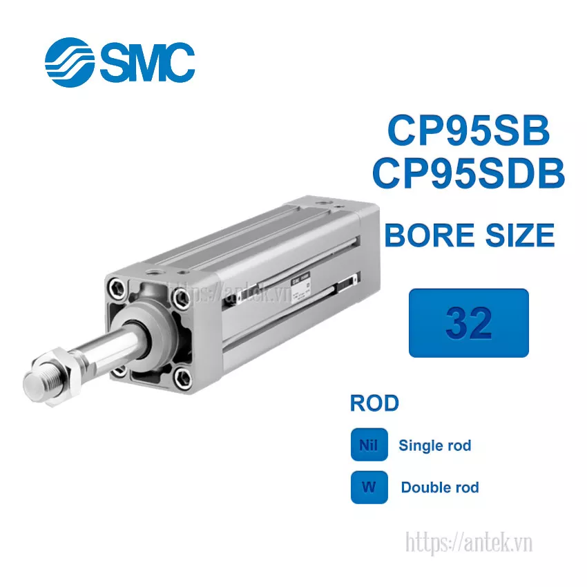 CP95SDB32-100C Xi lanh SMC