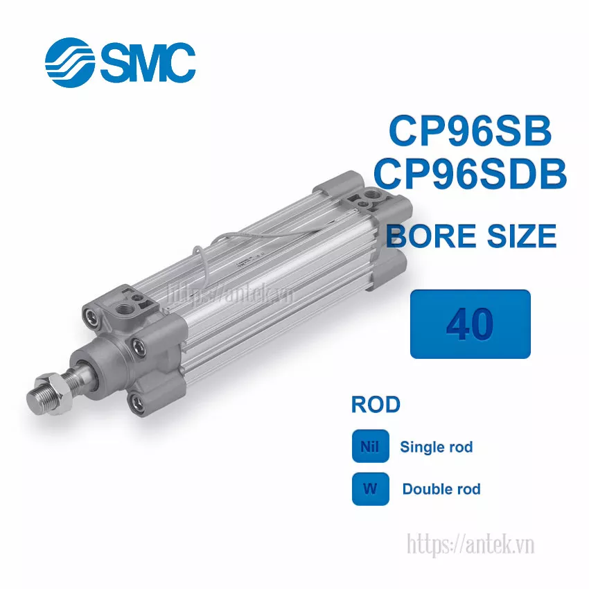 CP96SDB40-500C Xi lanh SMC