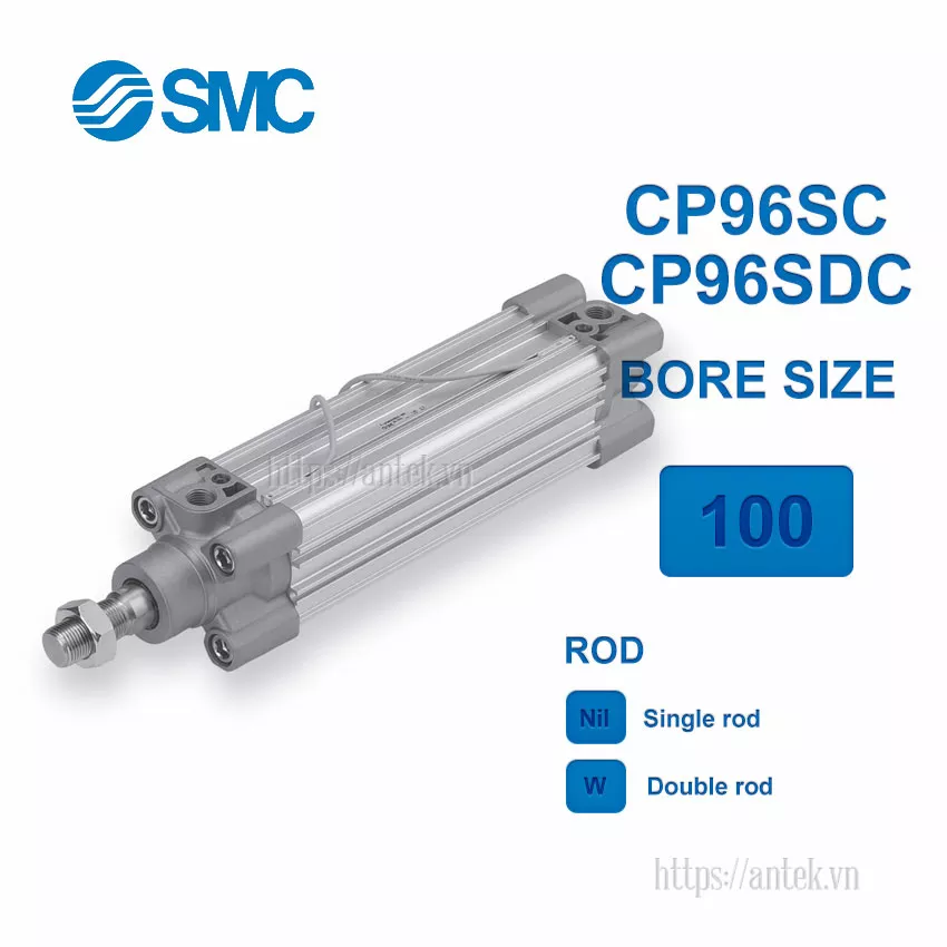 CP96SDC100-600C Xi lanh SMC