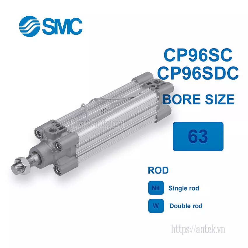 CP96SDC63-600C Xi lanh SMC