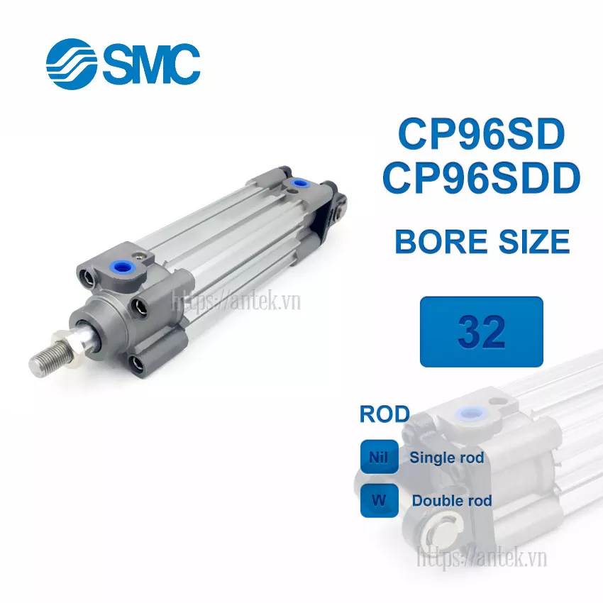 CP96SDD32-175C Xi lanh SMC