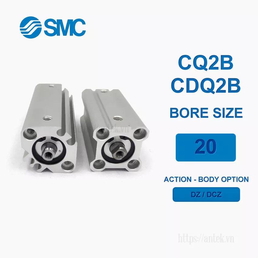 CDQ2B20-50DCZ Xi lanh SMC