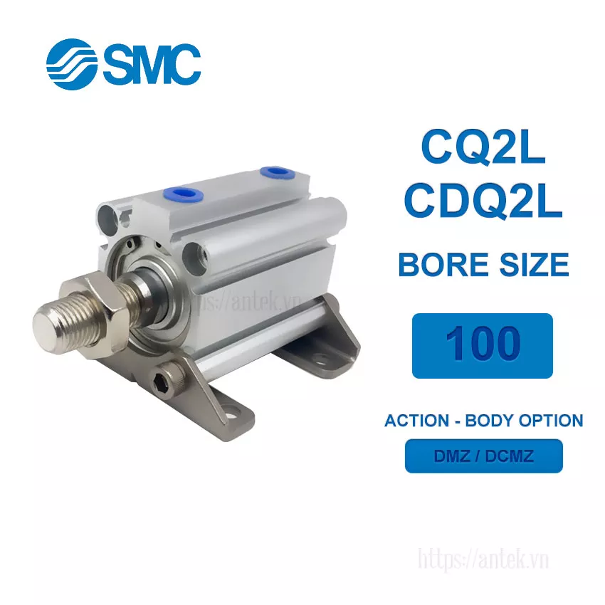 CDQ2L100-10DCMZ Xi lanh SMC