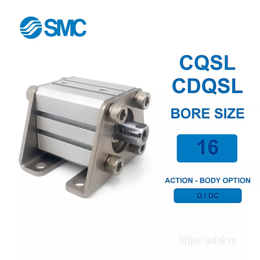 CQSL16-20DC Xi lanh SMC