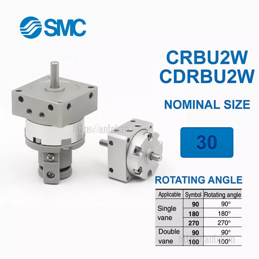 CDRBU2W30-180S Xi lanh SMC