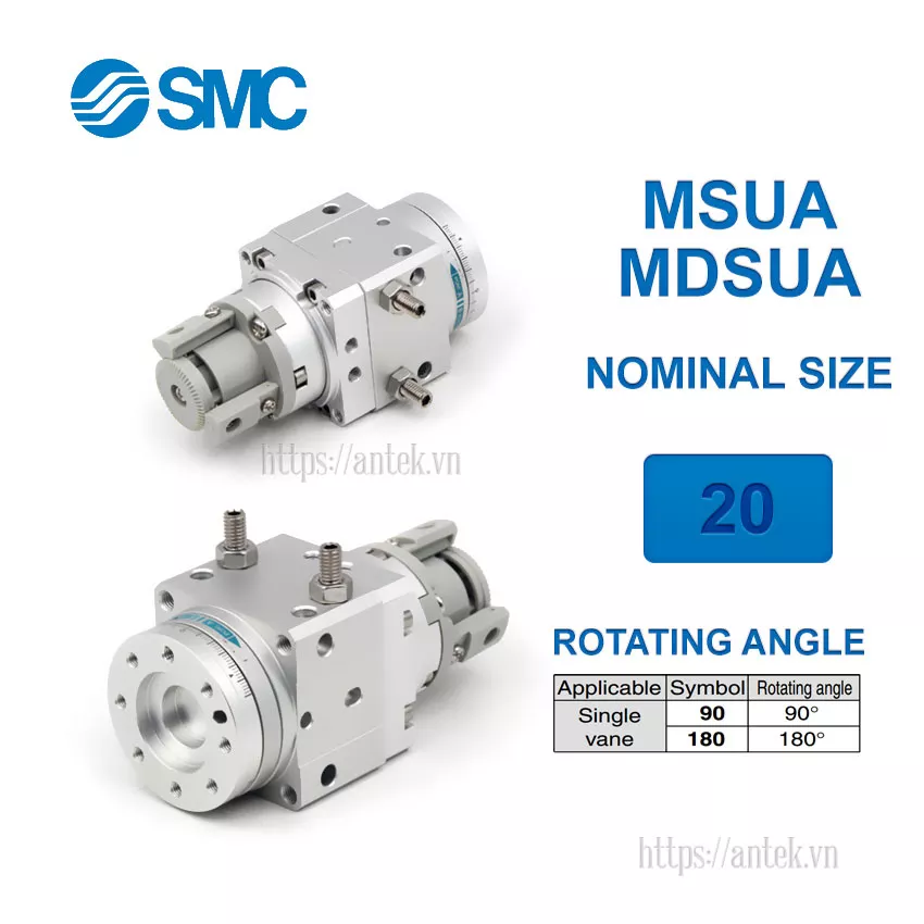 MSUA20-180S Xi lanh SMC