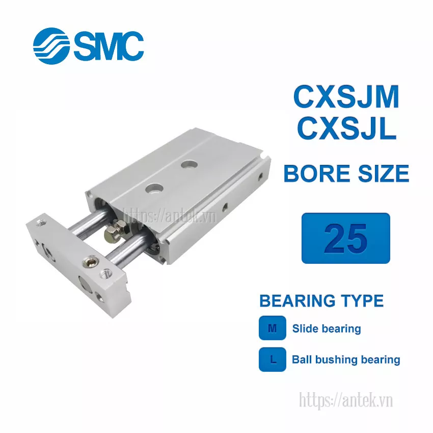 CXSJM25-40 Xi lanh SMC