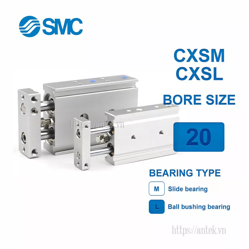 CXSL20-40 Xi lanh SMC