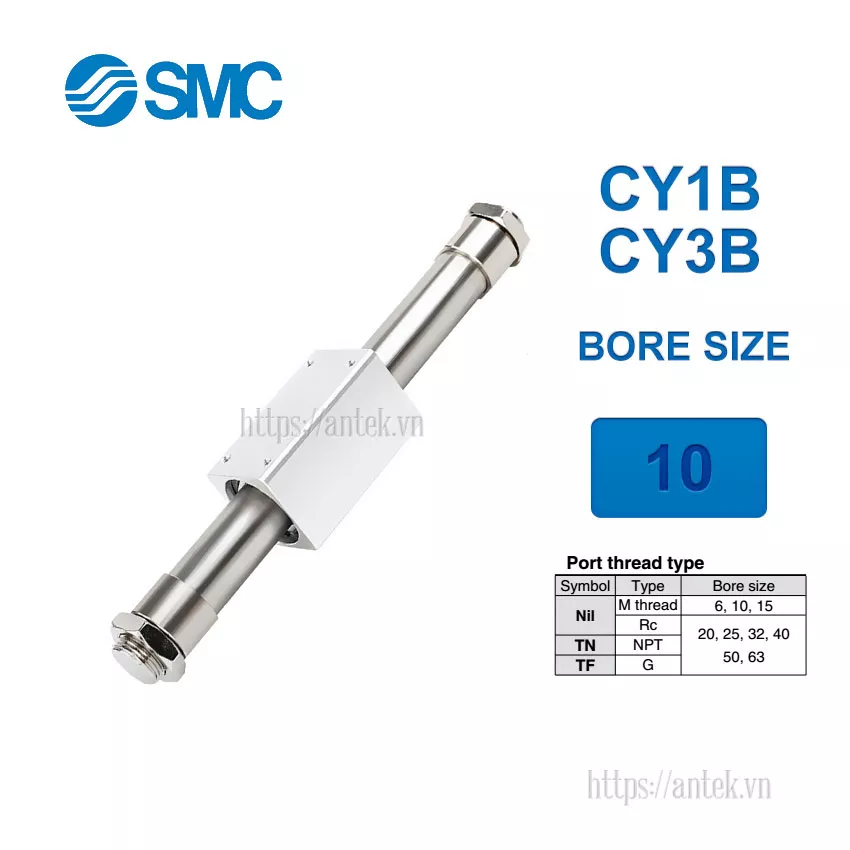 CY3B10-350 Xi lanh SMC