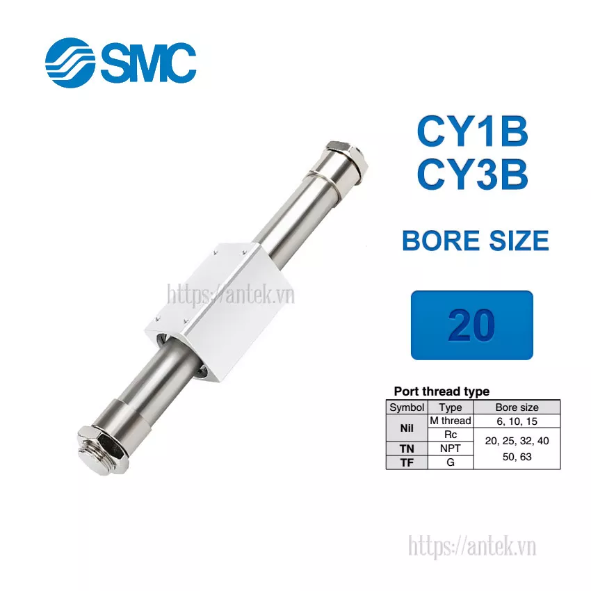 CY3B20-600 Xi lanh SMC