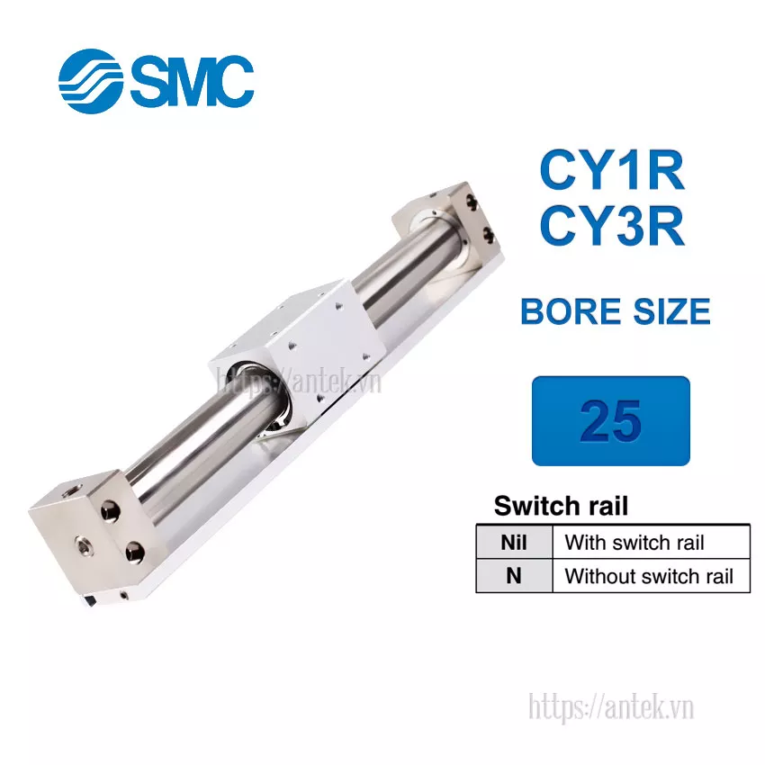 CY3R25-1200 Xi lanh SMC
