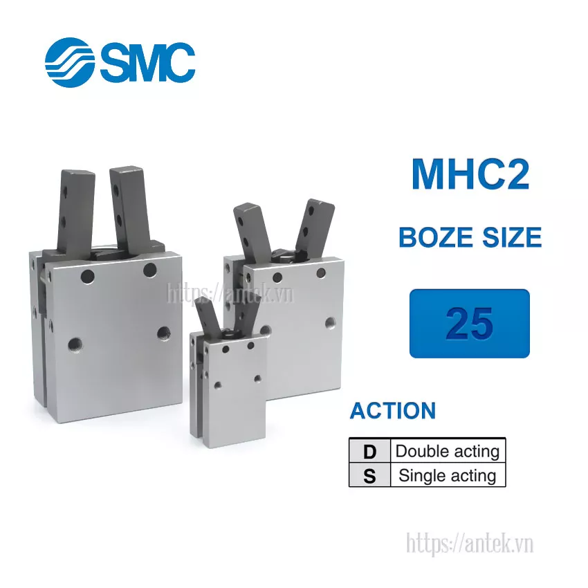 MHC2-25C Xi lanh SMC