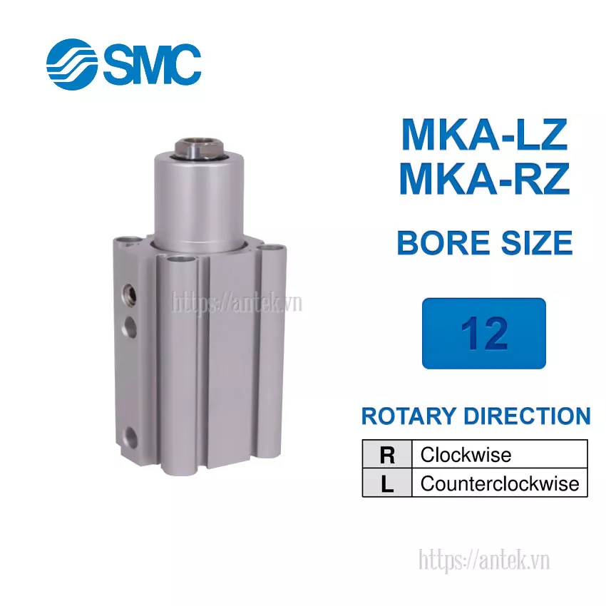 MKA12-20RZ Xi lanh SMC