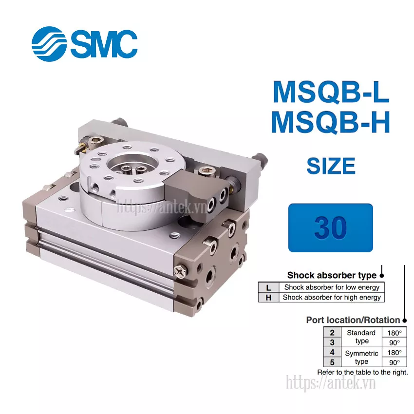 MSQB30H2 Xi lanh SMC