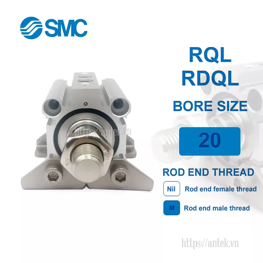 RDQL20-40M Xi lanh SMC