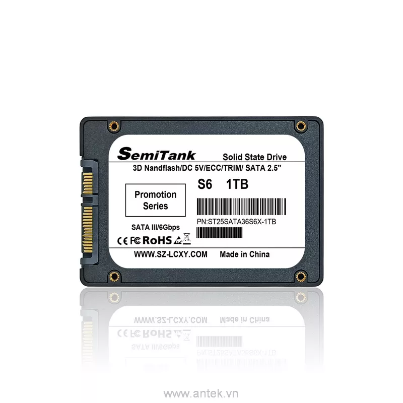 Ổ cứng SSD 2.5 inch 1TB SATA III 6Gbps 550/500 MBps PN ST25SATA36S6X-1TB