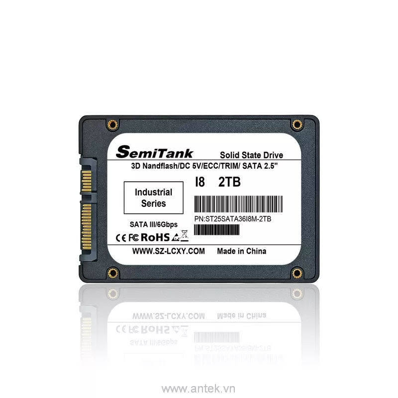 Ổ cứng SSD 2.5 inch 2TB SATA III 6Gbps 550/500 MBps PN ST25SATA36I8M-2TB