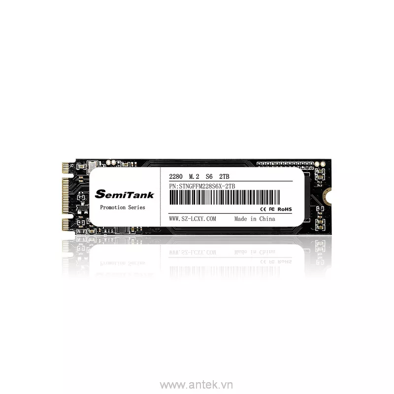 Ổ cứng SSD M.2 2TB SATA III 6Gbps 550/500 MBps PN STNGFFM228S6X-2TB