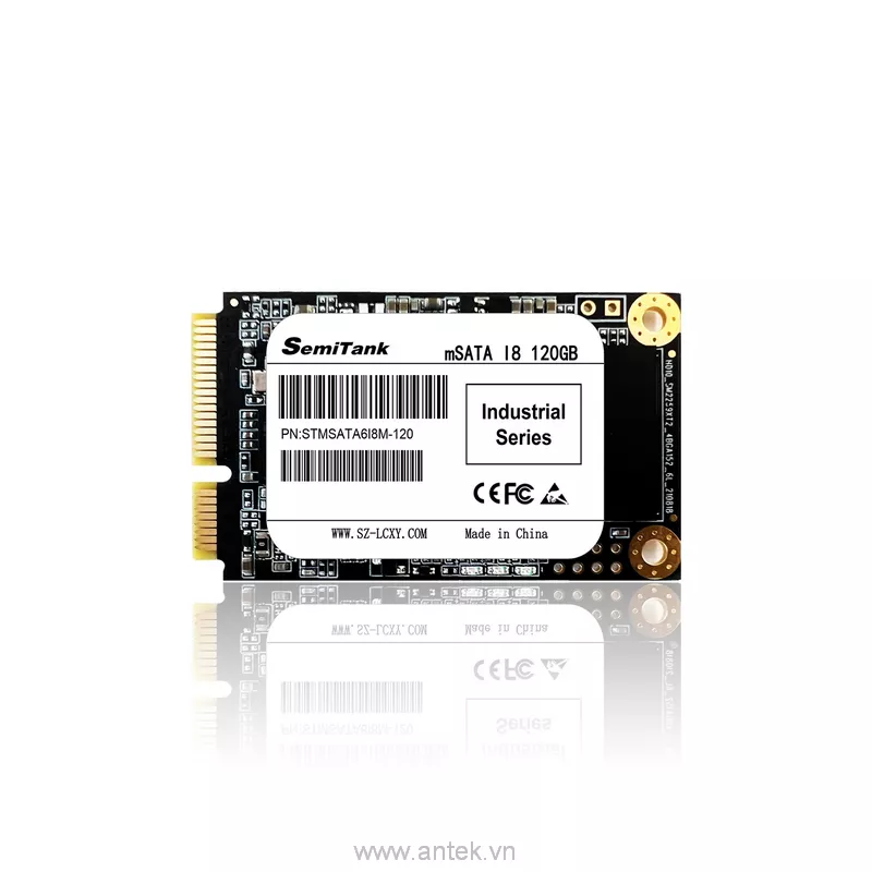Ổ cứng SSD mSATA 120GB SATA III 6Gbps 550/500 MBps PN STMSATA6I8M-120