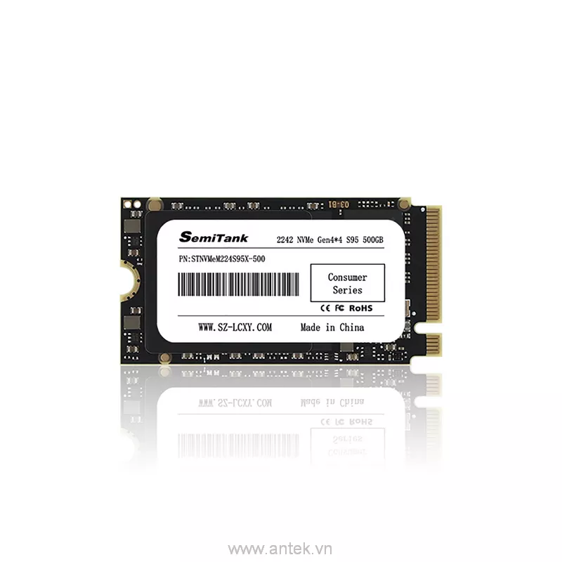 Ổ cứng SSD NVMe Gen4*4 500GB PCIe 4.0 Gen 4*4 5K 5000/2700 MBps PN STNVMeM224S95X-500