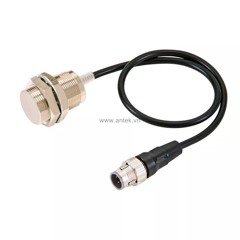 E2E-X12B218-M1TJ 0.3M Omron NC, PNP, Non IO-Link compliant, Sensing Distance 12 mm, Shielded