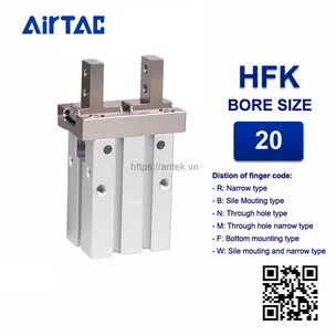 HFK20B Xi lanh kẹp Airtac Air gripper cylinders