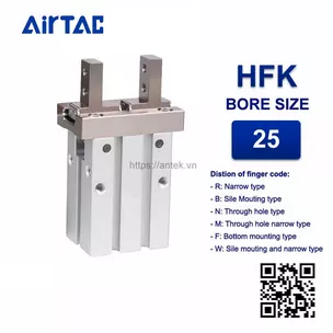 HFK25F Xi lanh kẹp Airtac Air gripper cylinders