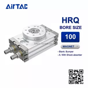 HRQ100 Xi lanh xoay Airtac Rotary table cylinders