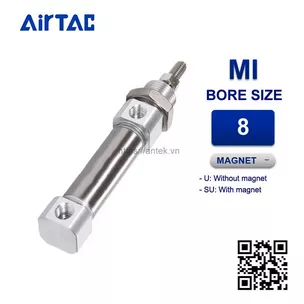 MI8x15U Xi lanh mini Airtac