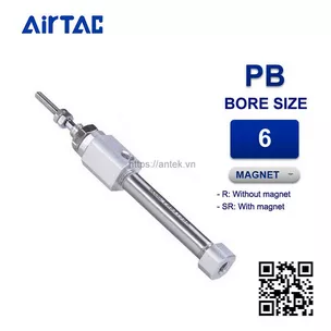 PB6x40SR Xi lanh Airtac Pen size Cylinder