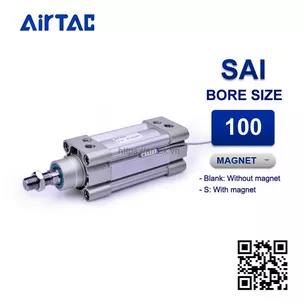 SAI100x50S Xi lanh tiêu chuẩn Airtac
