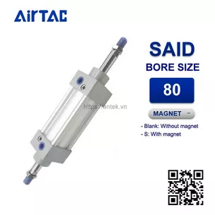 SAID80x600S Xi lanh tiêu chuẩn Airtac