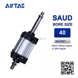 SAUD40x60-10S Xi lanh tiêu chuẩn Airtac