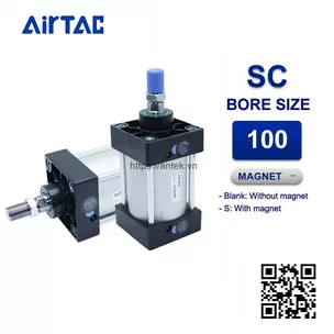 SC100x1500 Xi lanh tiêu chuẩn Airtac