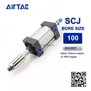 SCJ100x250-50 Xi lanh tiêu chuẩn Airtac