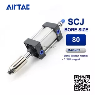 SCJ80x75-50 Xi lanh tiêu chuẩn Airtac