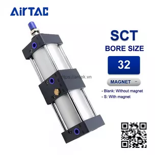 SCT32x100x100 Xi lanh tiêu chuẩn Airtac