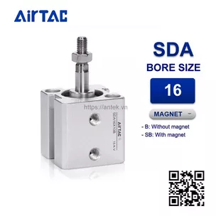 SDA16x10B Xi lanh Airtac Compact cylinder