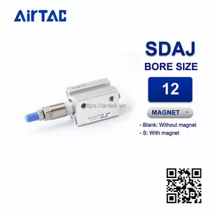 SDAJ12x15-15 Xi lanh Airtac Compact cylinder