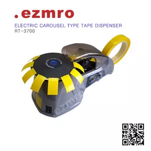 EZMRO RT-3700 Máy cắt băng keo tự động 25W, điện áp 220V, bề rộng băng keo 3-25mm, chiều dài băng keo 15-70mm