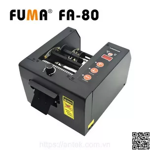 Fuma FA-80 máy cắt băng keo tự động, bán tự động chiều rộng băng dính 80mm, công suất 25w, tốc độ cắt 150mm/s