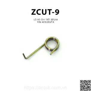 Lò xo chi tiết số 210 của máy cắt băng keo ZCUT-9