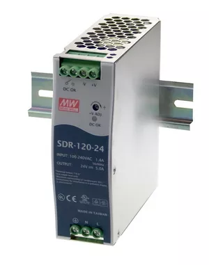 SDR-120-24 Nguồn Meanwell AC-DC DIN Rail-DIN Rail Power Supply