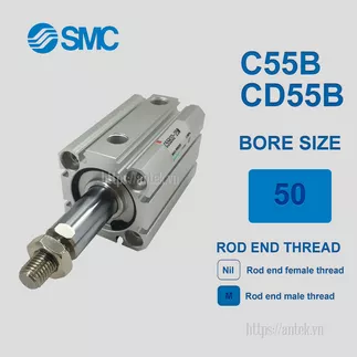 C55B50-10M Xi lanh SMC